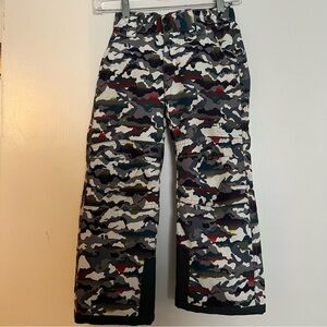 Arctix boys camo snow ski pants XS